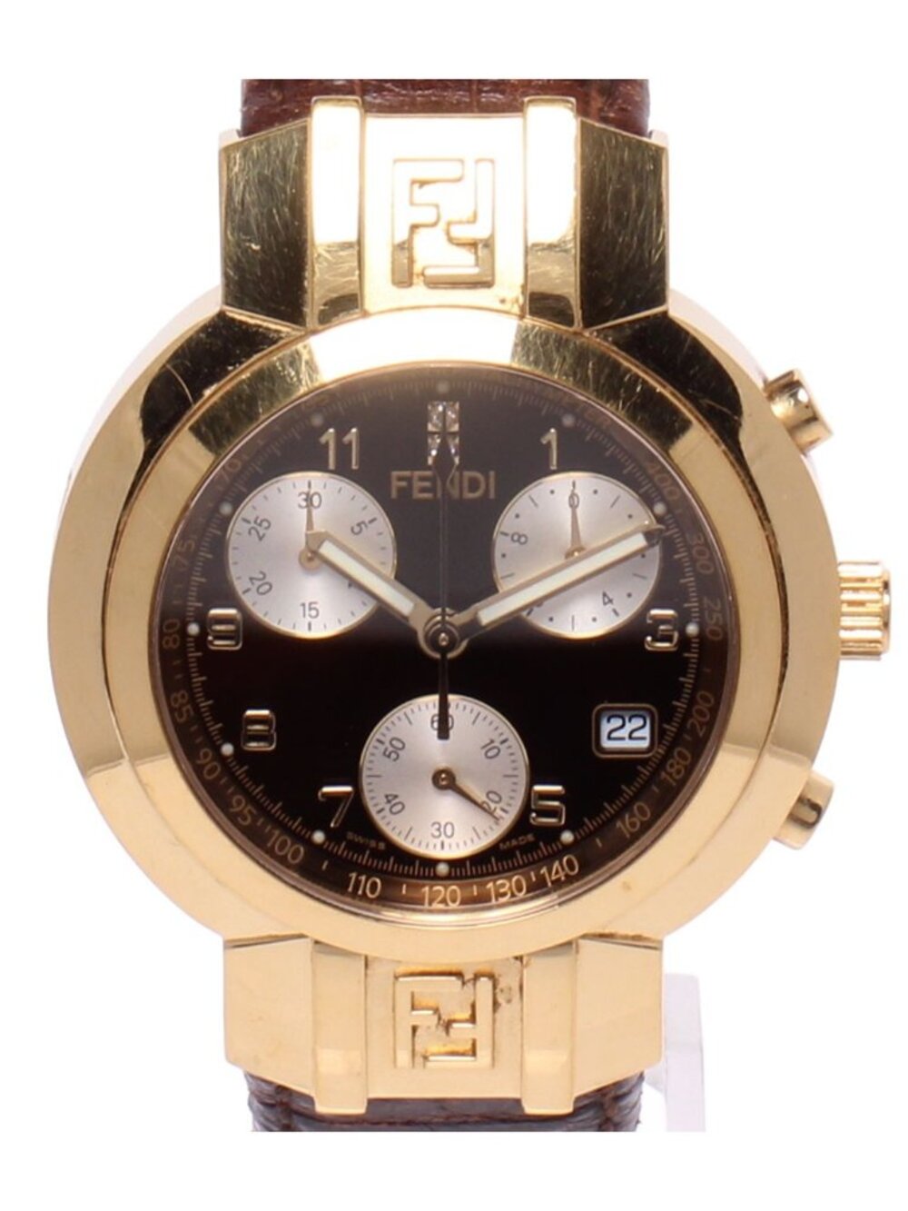 Fendi Watch Orologi Quartz Black